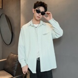 XZ413-HW160-P40-2026春季长袖条纹男女青少年百搭休闲衬衫，男装衬衫，星座413（原星座105C）