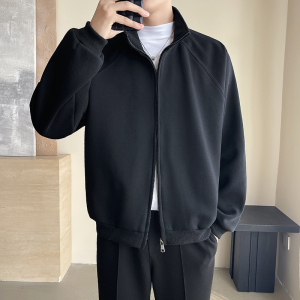 XZ413HW666-P58-2025秋装新款美式百搭休闲质感超好立领卫衣外套，女装短外套，星座413（原星座105C）