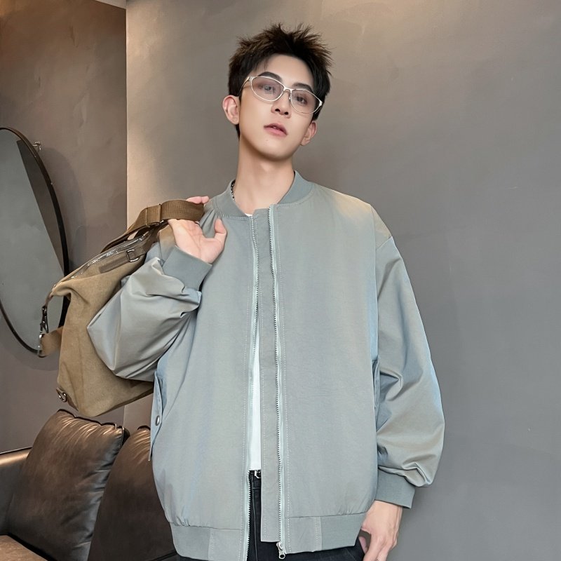 XZ413-HW152-P65-2026春季新款渐变色休闲时尚青少年立领夹克外套，男装夹克，星座413（原星座105C）