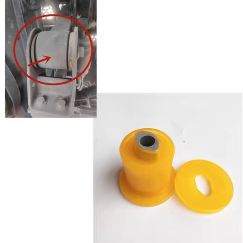 适配豪沃t5g驾驶室前翻转胶套汕德卡C7HTX反转轴衬套减震缓冲胶垫