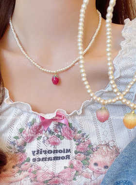 法式温柔甜美高级感锁骨链多巴胺