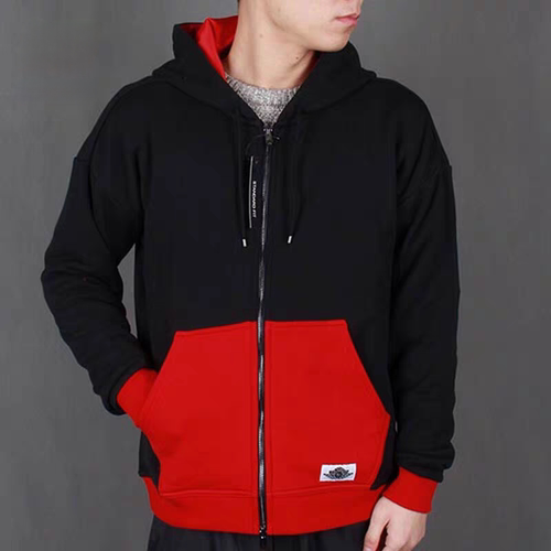 Nike Air Jordan男子飞翼运动休闲秋冬加绒连帽外套AO0423-011