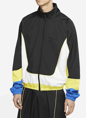果果正品 耐克/Nike 男子拼色梭织运动篮球立领夹克CV1932