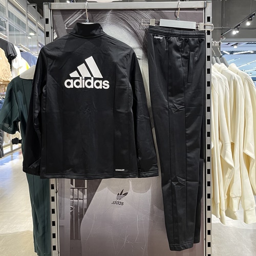 Adidas/阿迪达斯 大童春秋运动休闲立领两件套套装IC5685 IC5686