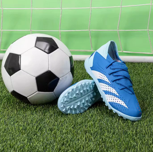 Adidas/阿迪达斯猎鹰ACCURACY.3中端TF碎钉人草大童足球鞋IE9452