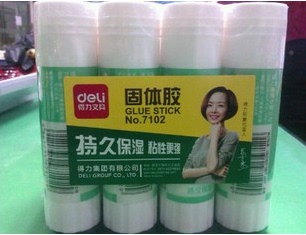 得力 7102 21g 固体胶 中号 胶棒 固体胶棒