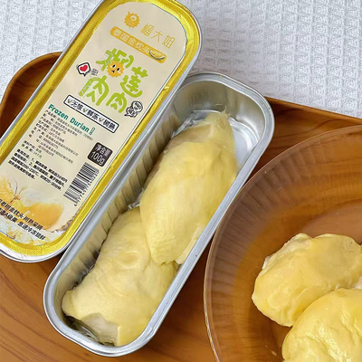 榴大姐榴莲肉肉小金条100g*6盒