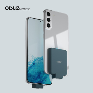 极客超薄快充背夹充电宝适用安卓苹果华为小米三星胶囊尾插