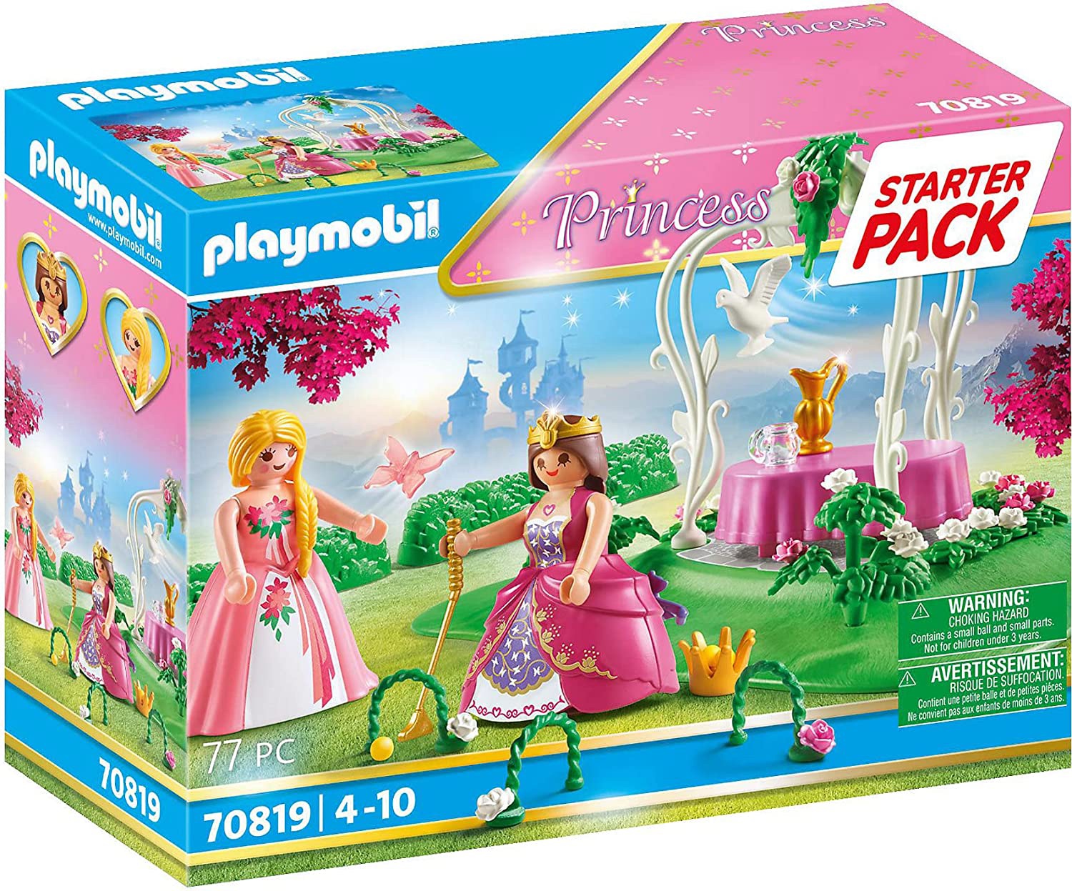 摩比世界playmobil70819公主花园入门套装