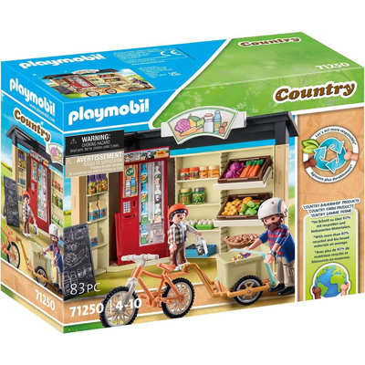 playmobil摩比世界71250乡村系列24小时农家店玩具