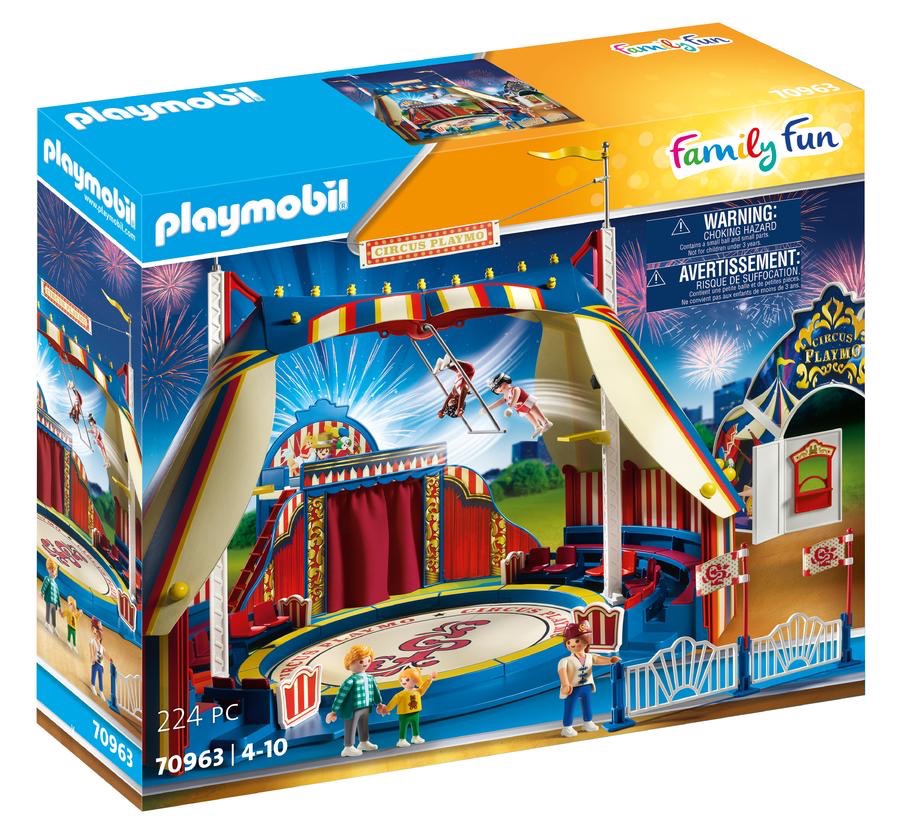 正品现货playmobil摩比世界70963大号马戏团情景玩具