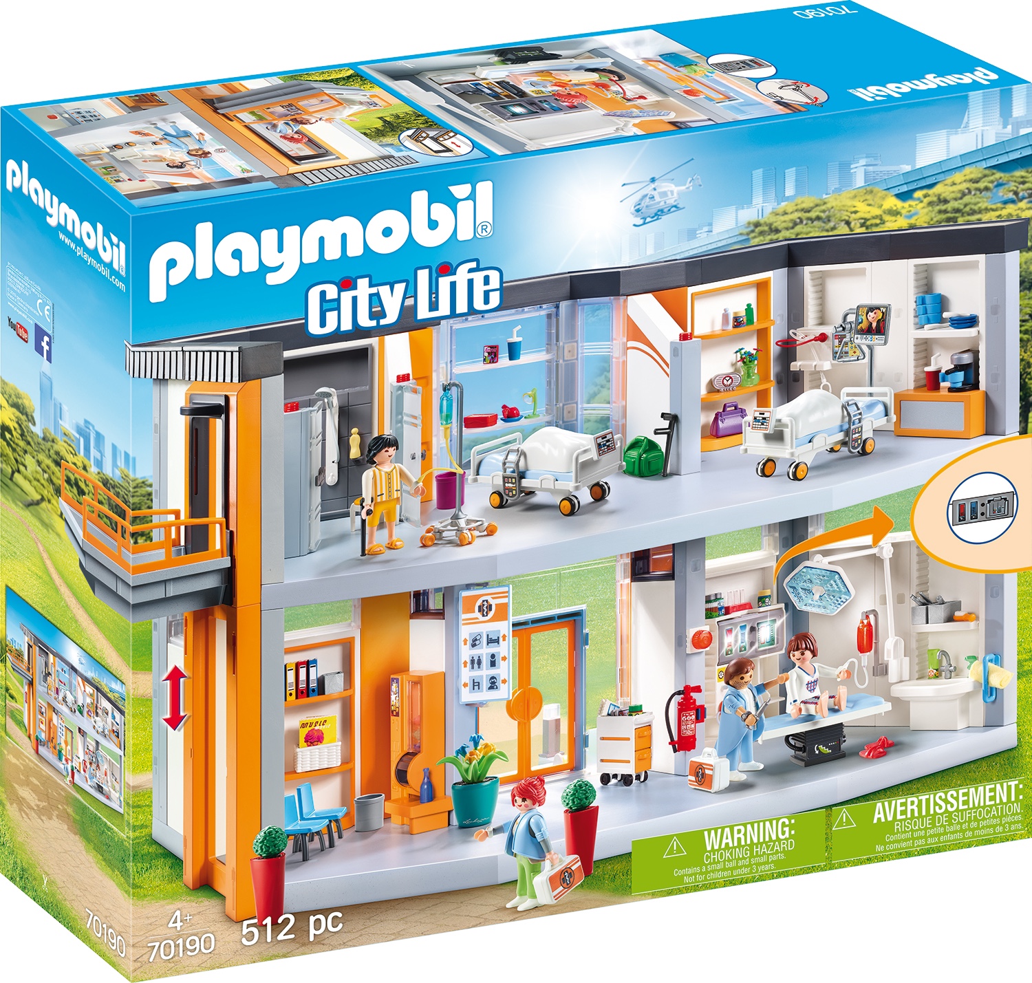 playmobil70190大型医院70192儿童病房70198牙医70196磁共振检查