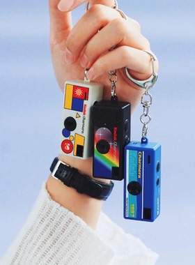 柯达盲盒相机黑色Kodak charmera复古胶片相机摆件钥匙扣