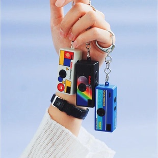 柯达盲盒相机黑色Kodak charmera复古胶片相机摆件钥匙扣
