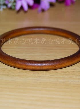 手镯实木瑕疵处理民族风女