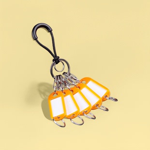 房屋分类标签牌钥匙扣房东家用锁匙标记收纳神器钥匙圈环便携耐用