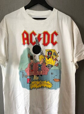 ACDC摇滚男女短袖300克T恤