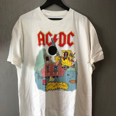 ACDC摇滚男女短袖300克T恤