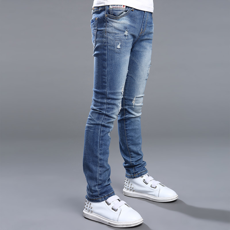 Pantalon garcon pantalon en denim en toile - Ref 2054760 Image 3