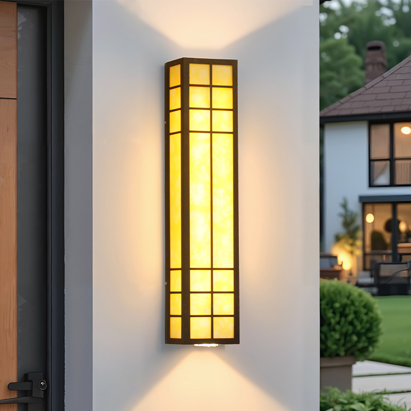 户外防水大理石壁灯户外别墅背景墙走廊过道造型新型中式长壁灯,家装灯饰光源,户外壁灯,淘宝优惠券,粉丝福利购,淘宝优惠卷