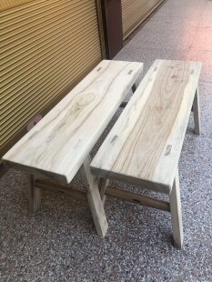 长条凳香樟木实木大板凳换鞋凳舞狮凳烧烤火锅餐桌面馆高马凳定制