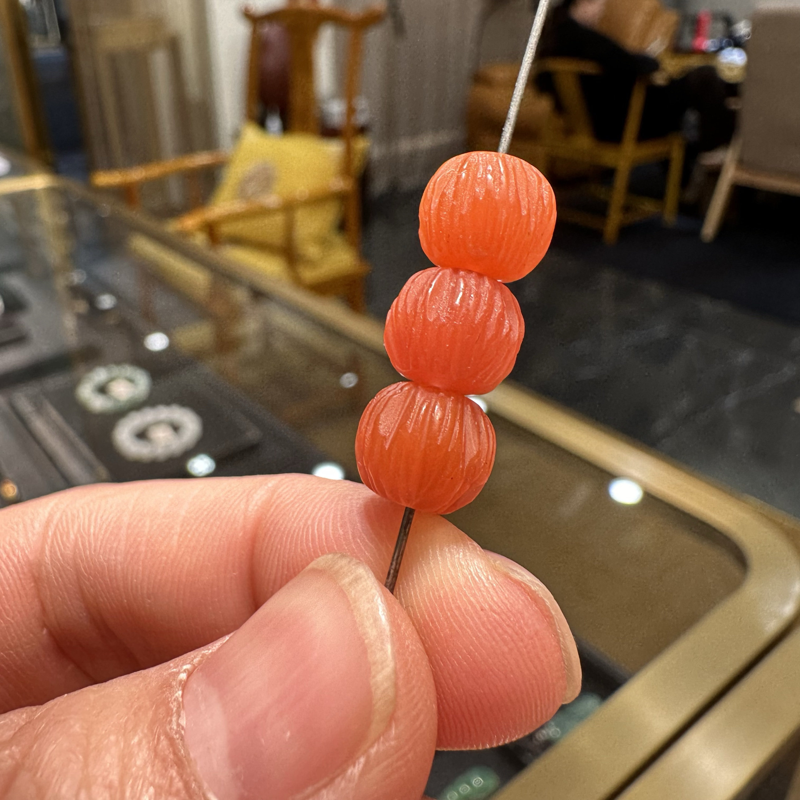 卡9.2mm天然南红玛瑙百香籽散珠满肉嫩樱桃红手串隔珠顶珠单颗