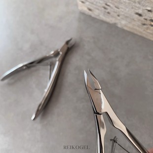 Reikogel亮面防锈斜口3.5mm小刀口超薄耐用精细修剪无拉扯 死皮剪