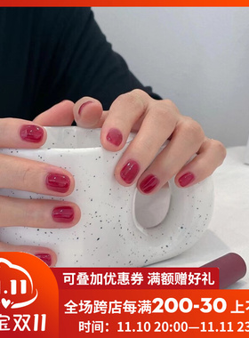 拯救黄皮！ 爆汁浆糖赤茶覆盆子色 韩国品牌verygood甲油胶 S11