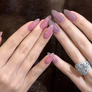 日本enoi 碎钻胶爆闪少女粉 F07