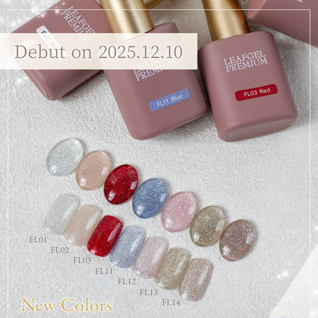 日本进口叶罗丽香槟圣诞红色碎钻