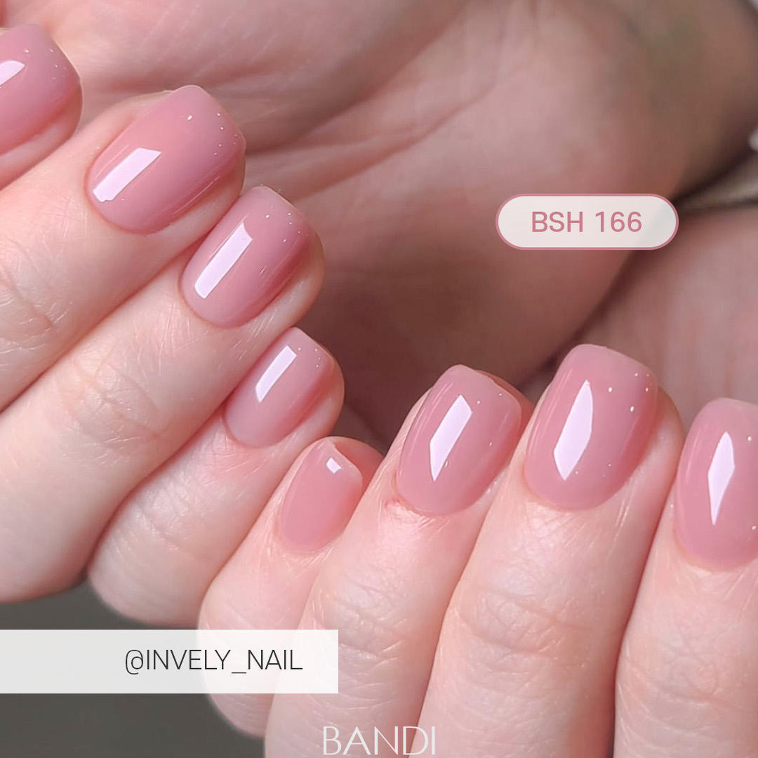 韩国Bandi水润裸粉色甲油胶