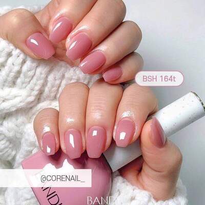 INS 韩国 BANDI 甲油胶显白班第曼果冻粉色 BANDI BSH164t 热门色