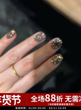 现货！2025 日本小布 emena 爆闪胶 碎钻胶 1019 小红书热门