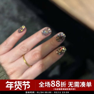 现货！2025 日本小布 emena 爆闪胶 碎钻胶 1019 小红书热门