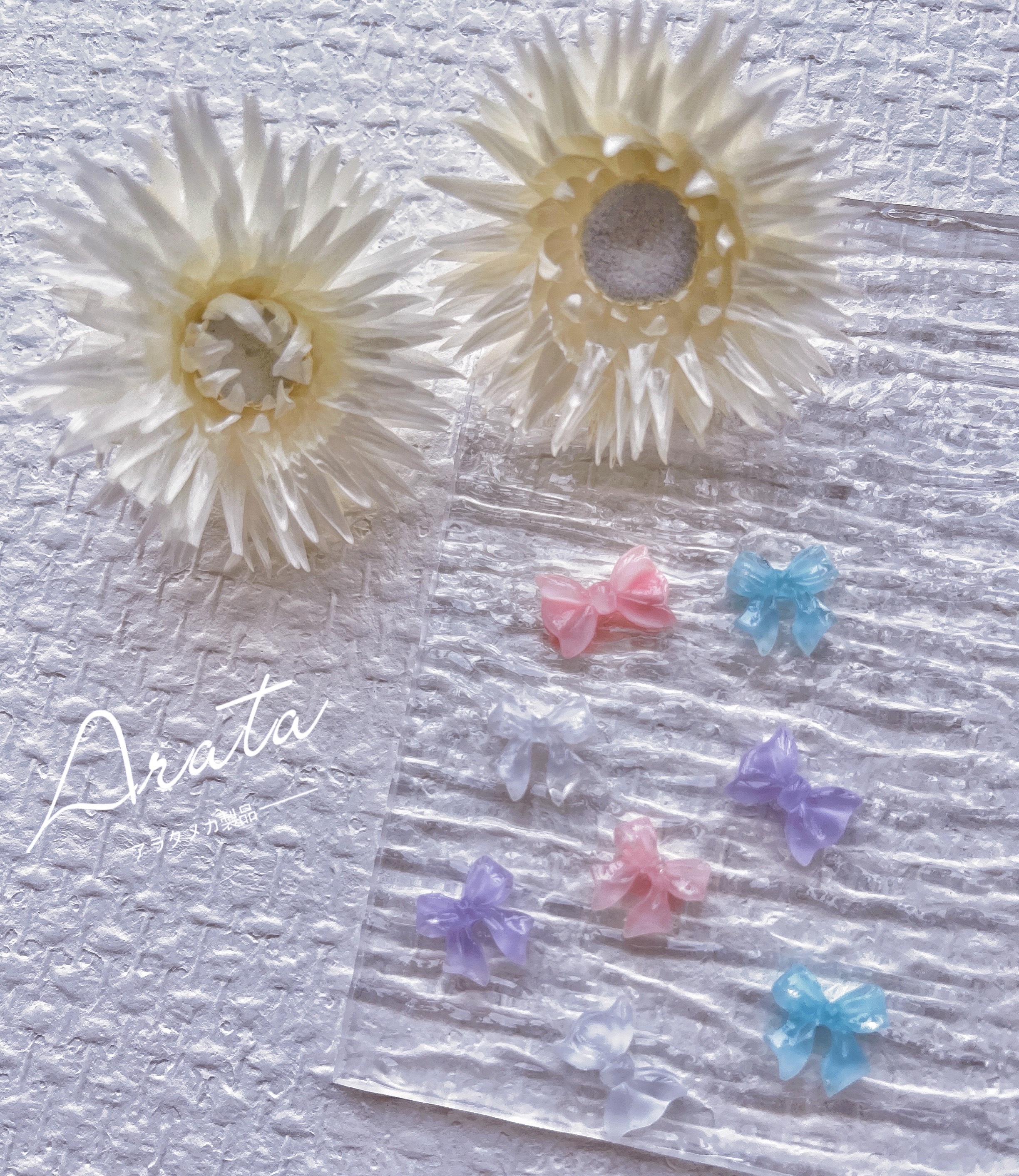 ARATA 网红蝴蝶结 飘带蝴蝶结 冰透马卡龙彩色蝴蝶结 夏日清爽