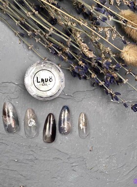 2020抖音火 sunshine同款日本lavogel 大容量银白透白美甲雪融粉