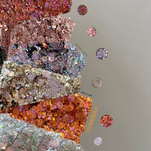 韩国万花筒幻彩美甲亮片璀璨闪片套装 NAIL新款 指甲贴DIY XIAO