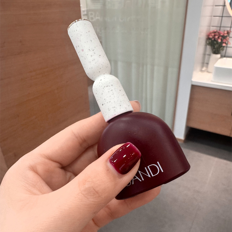 韩国 BANDI  皇家勃艮第红  红色甲油胶 美甲显白 BF521