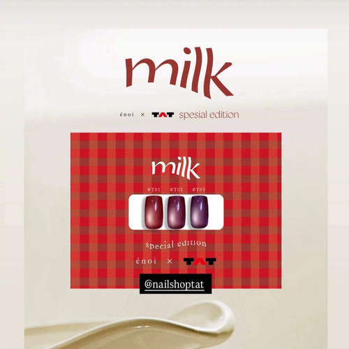 enoi &TAT 联名限量色 联名milk猫眼 色号T01.T02.T03