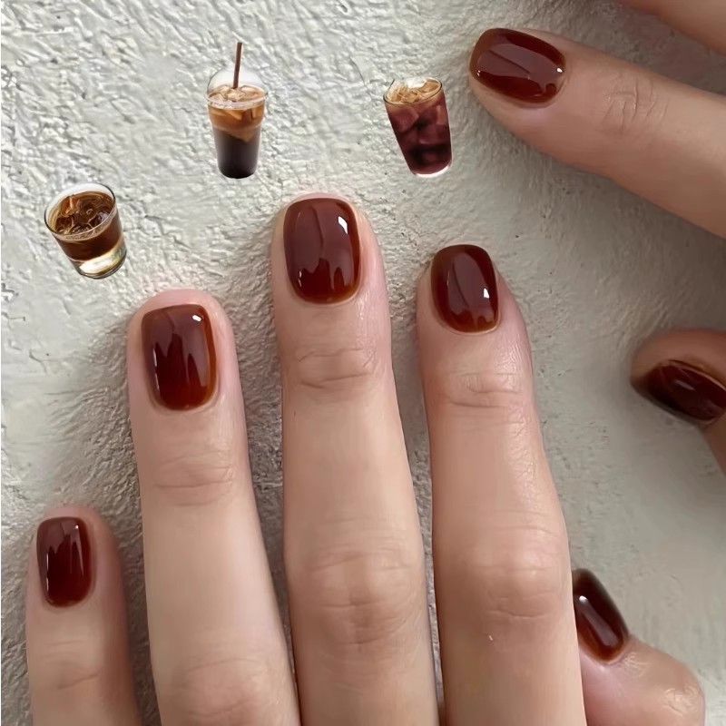 韩国甲油胶From The Nail 秋季咖啡 FS06热门色号甲油胶秋冬美甲