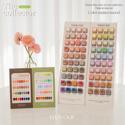 2025 韩国进口 mayour season 肌肤色 裸色套组 甲油胶 INS网红