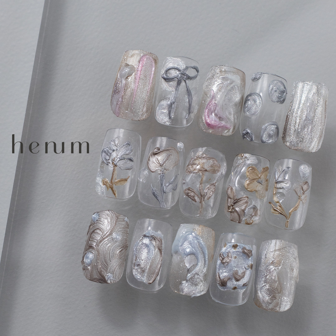 2025日本 Henum GL07- GL12 免擦洗油画胶 彩绘胶 醋酸甲甲油胶