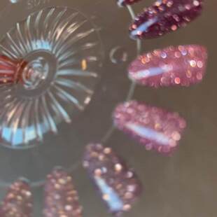 日本 Enoi 粉色红色系 爆闪碎钻胶  甲油胶 F01-F12