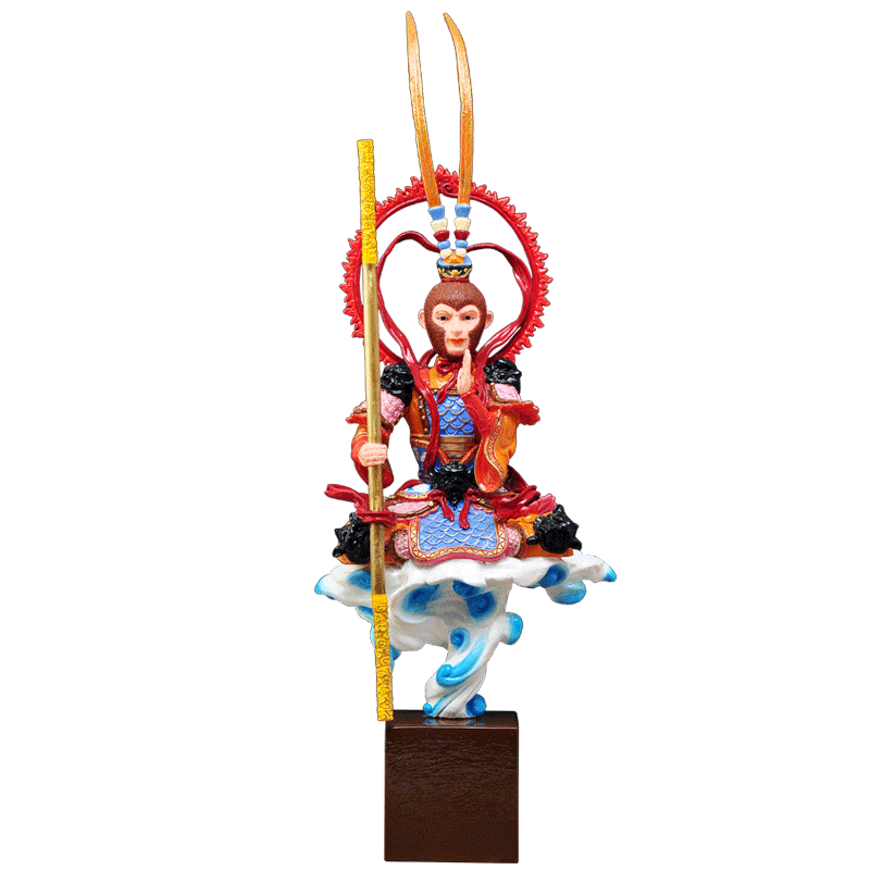 齐天大圣斗战胜佛玄关书房工艺品