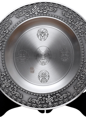 脸谱圆盘送长辈客户商务摆件定制