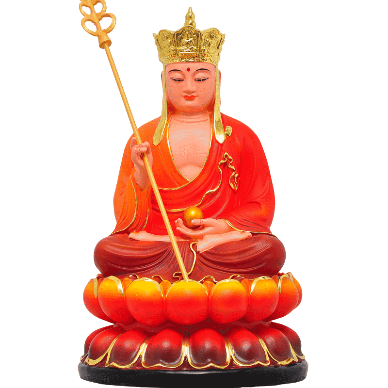 唐三藏九华山菩萨像树脂工艺品