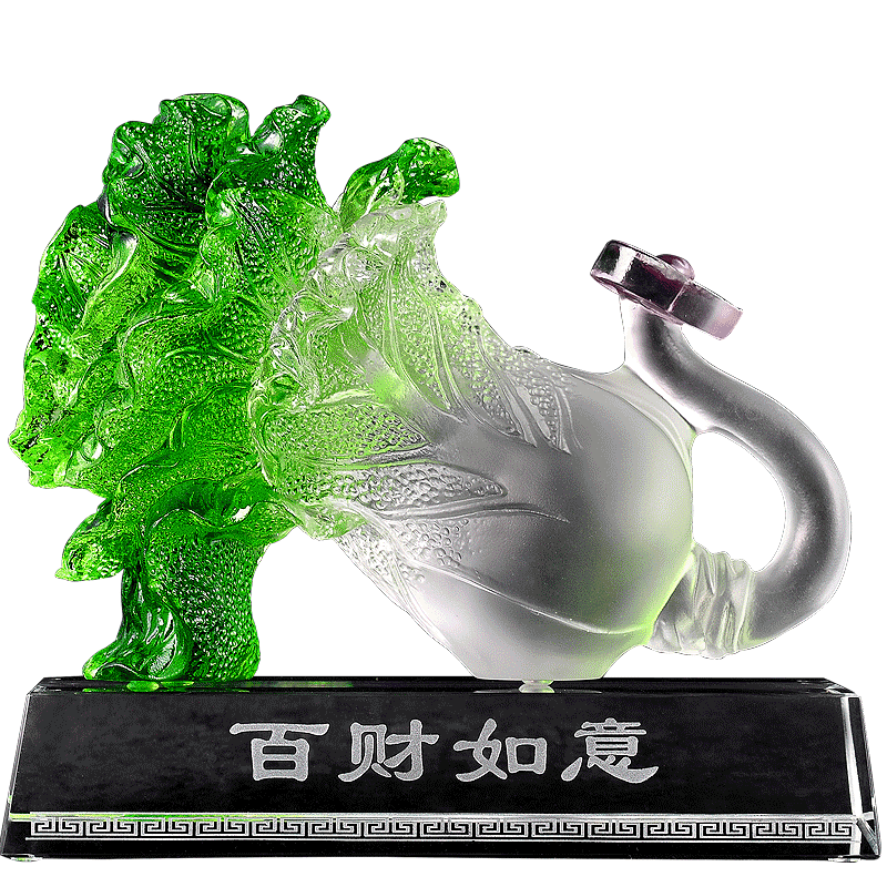 如意琉璃家居客厅办公桌开业礼品