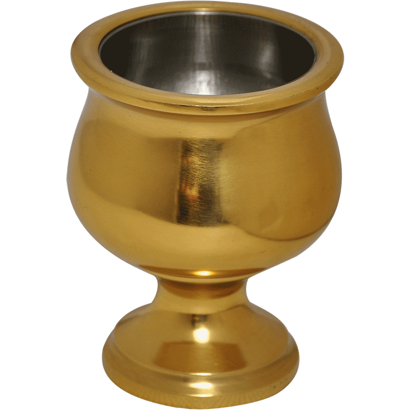 黄铜中式客厅高级敬神佛堂圣水杯