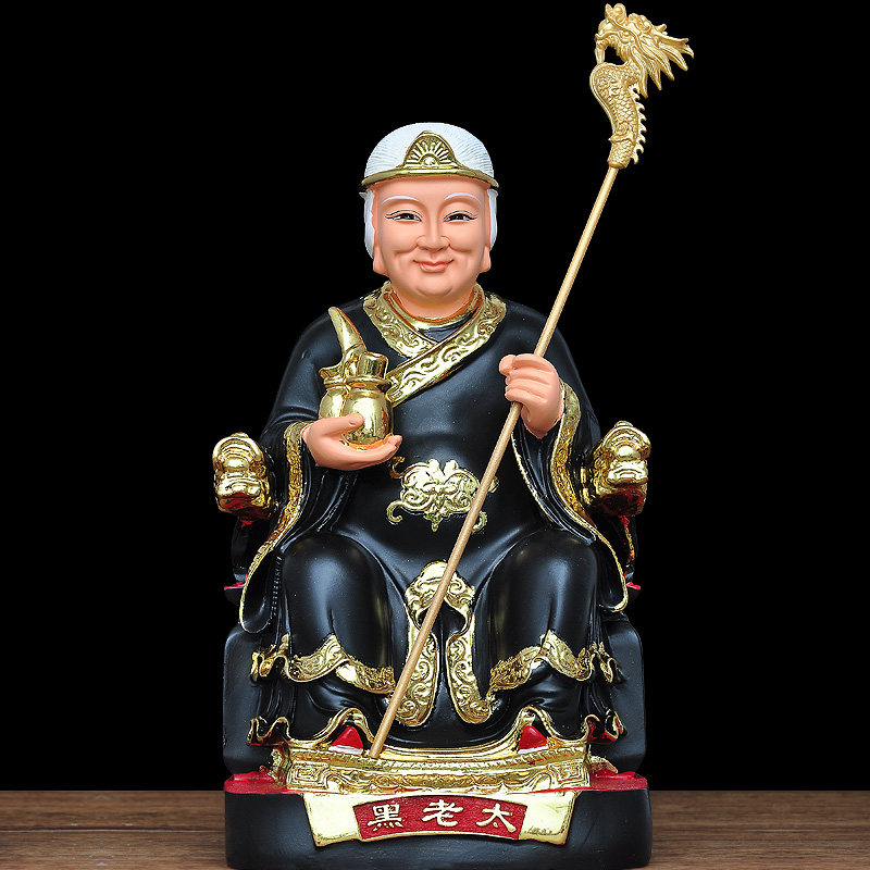 黑老太太神像黑妈妈神像东北像树脂彩绘家佛像供奉摆件