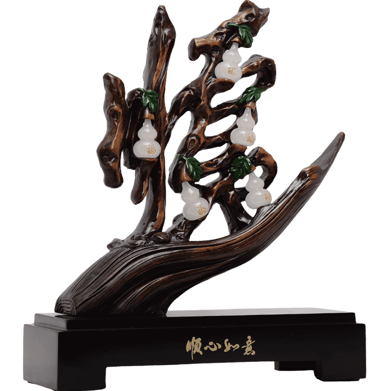 如意顺心家居客厅琉璃酒柜装饰品